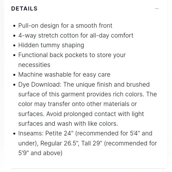 Spanx Women's Polished Ankle Slim Fit Classic Navy Stretch Pants Size Small - Picture 15 of 16